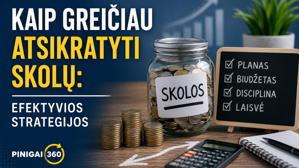 Kaip greičiau atsikratyti skolų: efektyvios strategijos
